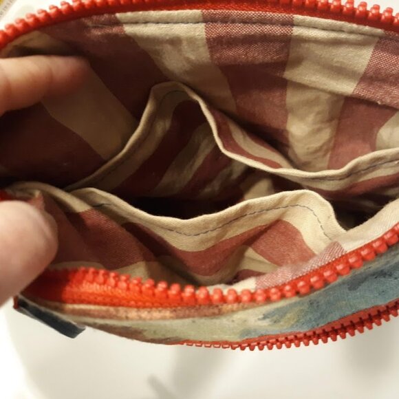 New Patriotic Stars & Stripes USA Canvas Crossbody Purse ShoulderBag Retro look - Picture 10 of 12